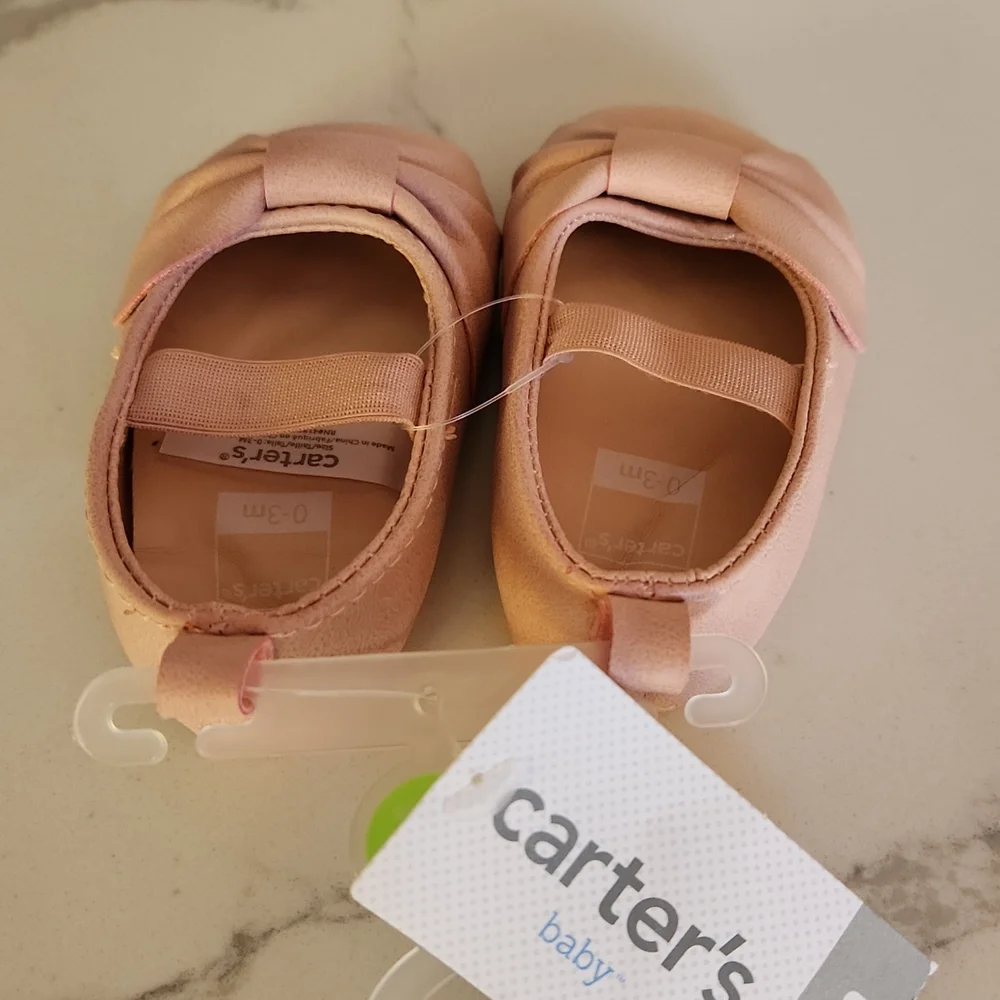 (3) pairs of Carter's baby dress shoes